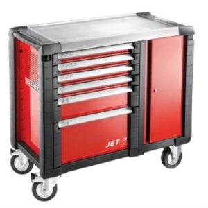 Facom JET.T6M3 Gereedschapswagen rood met 6 laden en opbergkast