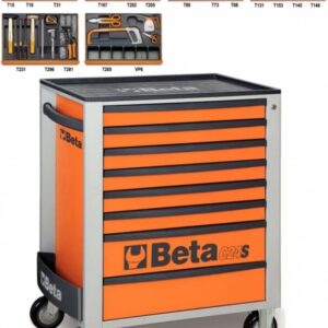Beta gereedschapswagen voorkant met inlays