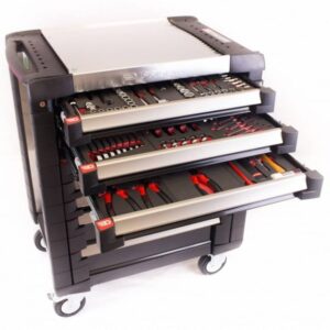 Facom limited edition gereedschapswagen met lederen stuurgreep