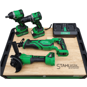 Stahlwerk Germany 18V Accu Gereedschapstas 4-delige