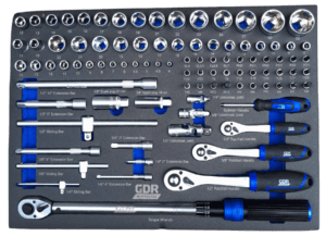 GDR10 L gereedschapsinlay met Torx- en inbusgereedschap